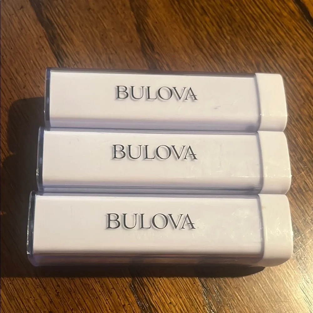 Bulova Rechargeable USB Portable Battery Charger x3 Promo